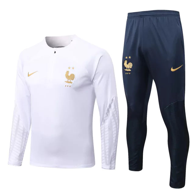 Conjunto de Treino França 2023 Branco