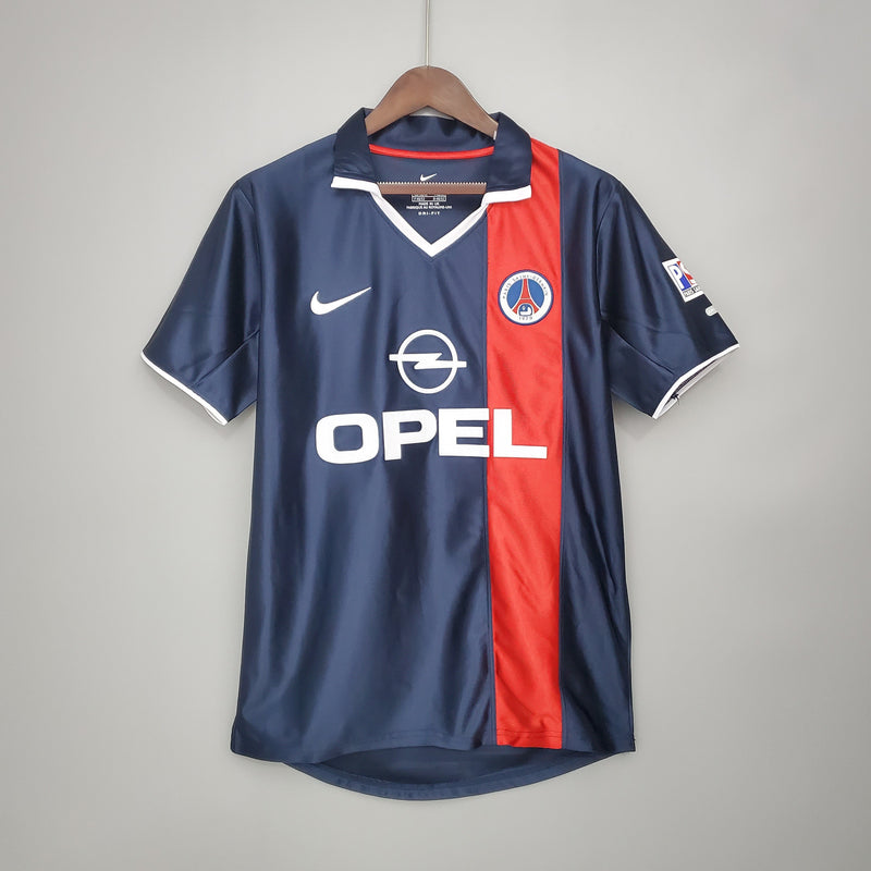 Camisa PSG Titular 01/02 - Versão Retro