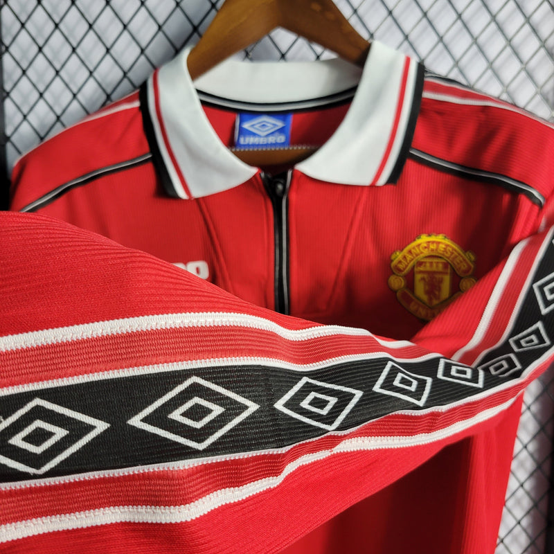 Camisa Manchester United Titular 98/99 - Versão Retro